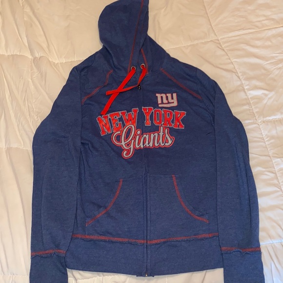 New York Giants Women’s Zip-Up Sweatshirt | NFL Team Apparel - Picture 2 of 4